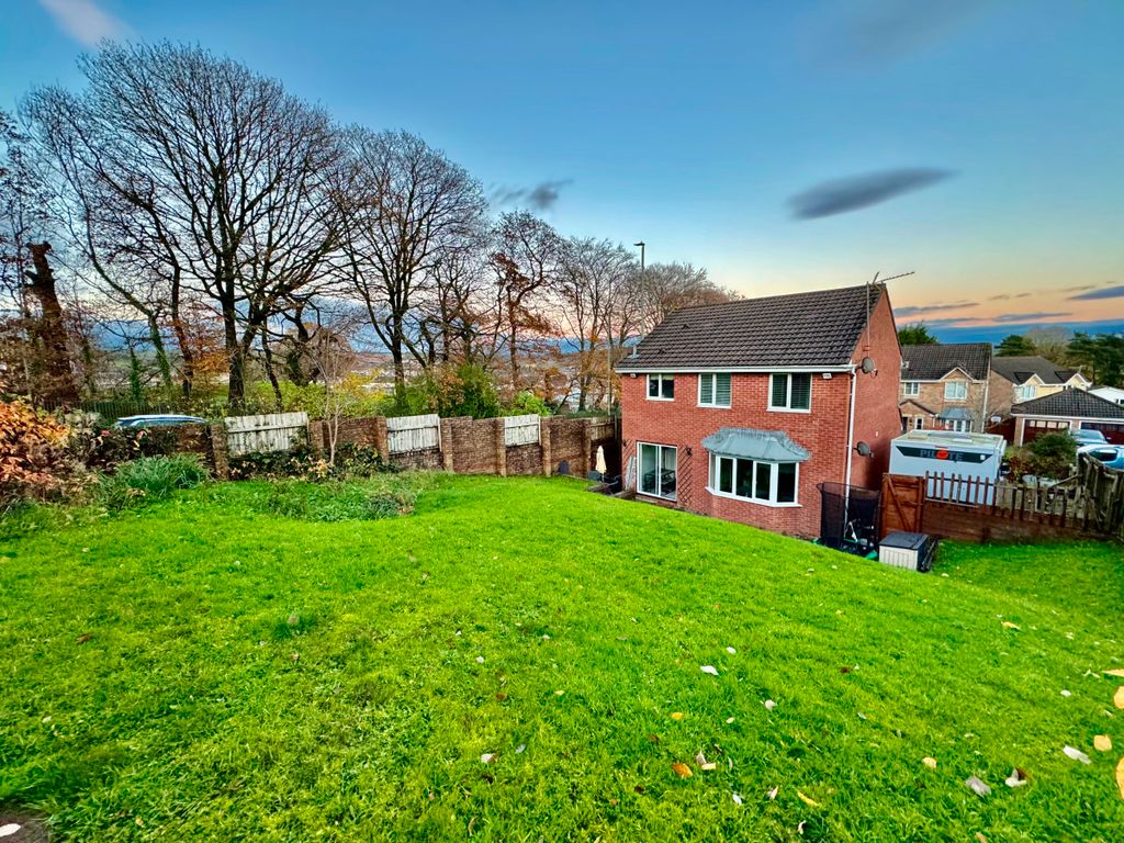 4 bed detached house for sale in Oakland Gardens, Bargoed CF81, £294,000