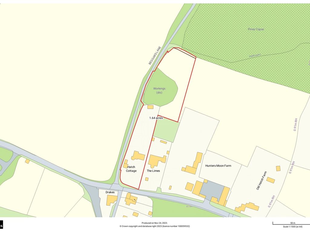 Land for sale in Dorking Road, Abinger Hammer, Dorking, Surrey RH5, £1,400,000