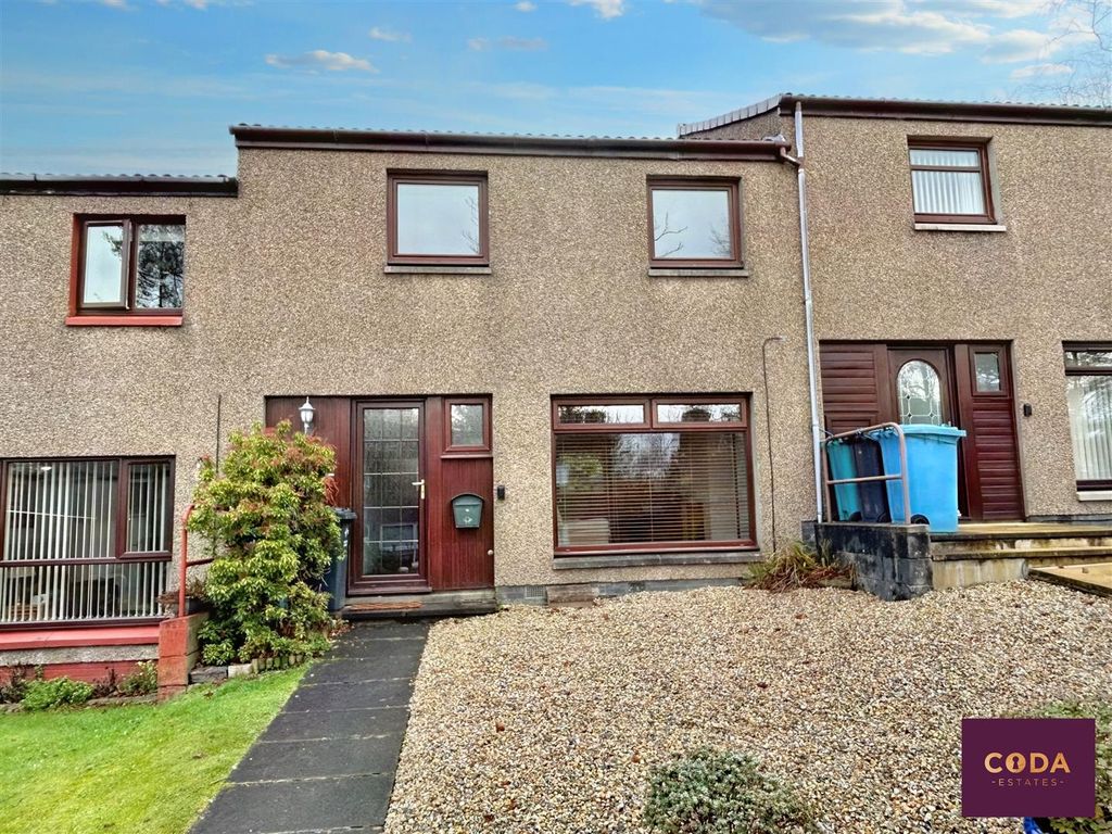 3 bed terraced house for sale in Leckethill Place, Westfield, Cumbernauld, Glasgow G68, £124,995