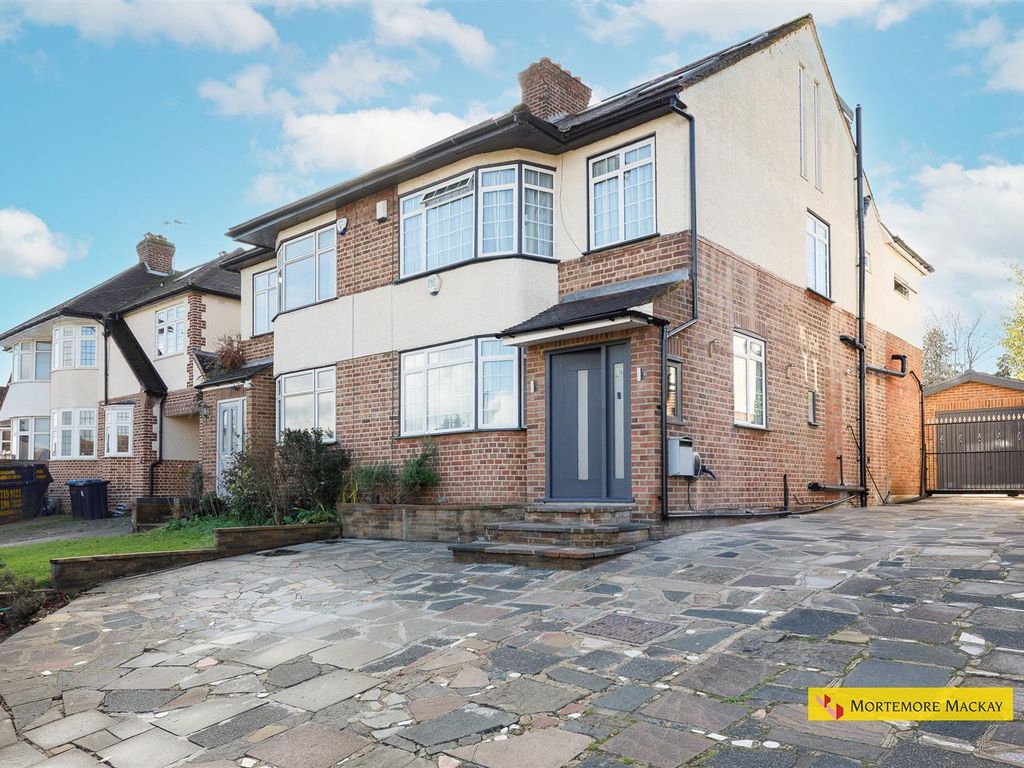 4 bed semi-detached house for sale in Onslow Gardens, London N21, £970,000