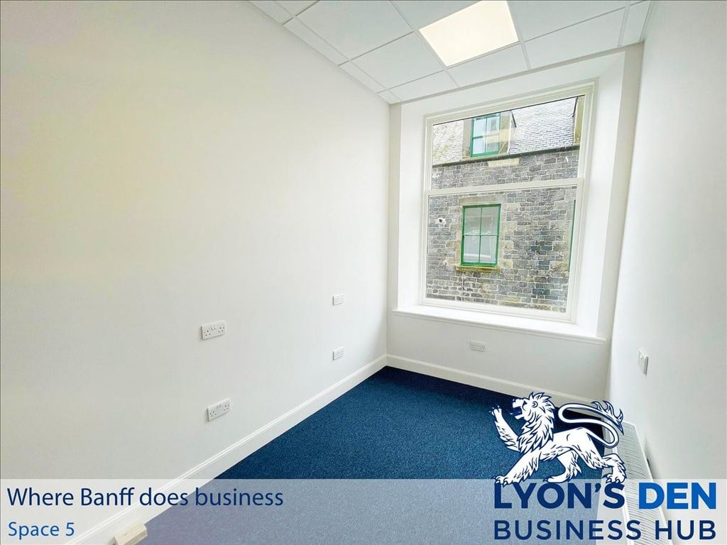 Serviced office to let in 28 Low Street, Lyon's Den, Banff AB45, £3,300 pa
