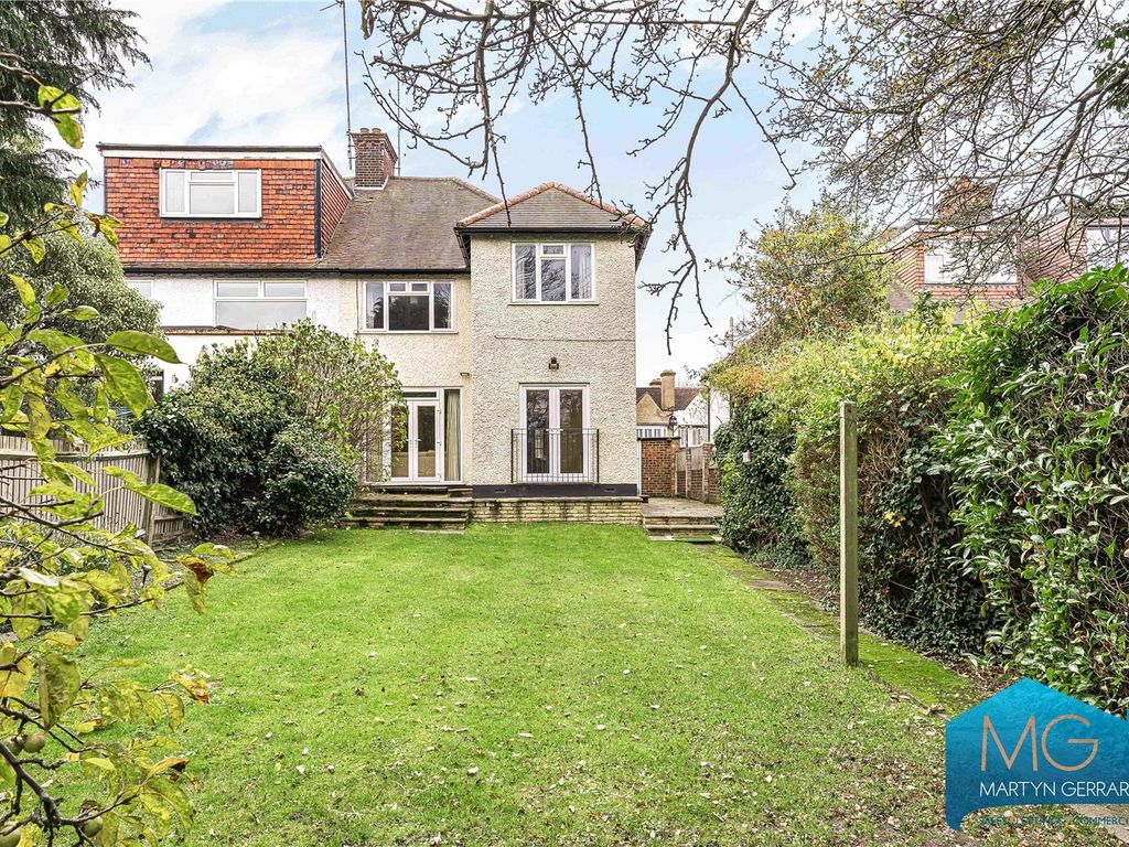 4 bed semi-detached house for sale in Finchley Way, Finchley Central, London N3, £1,100,000