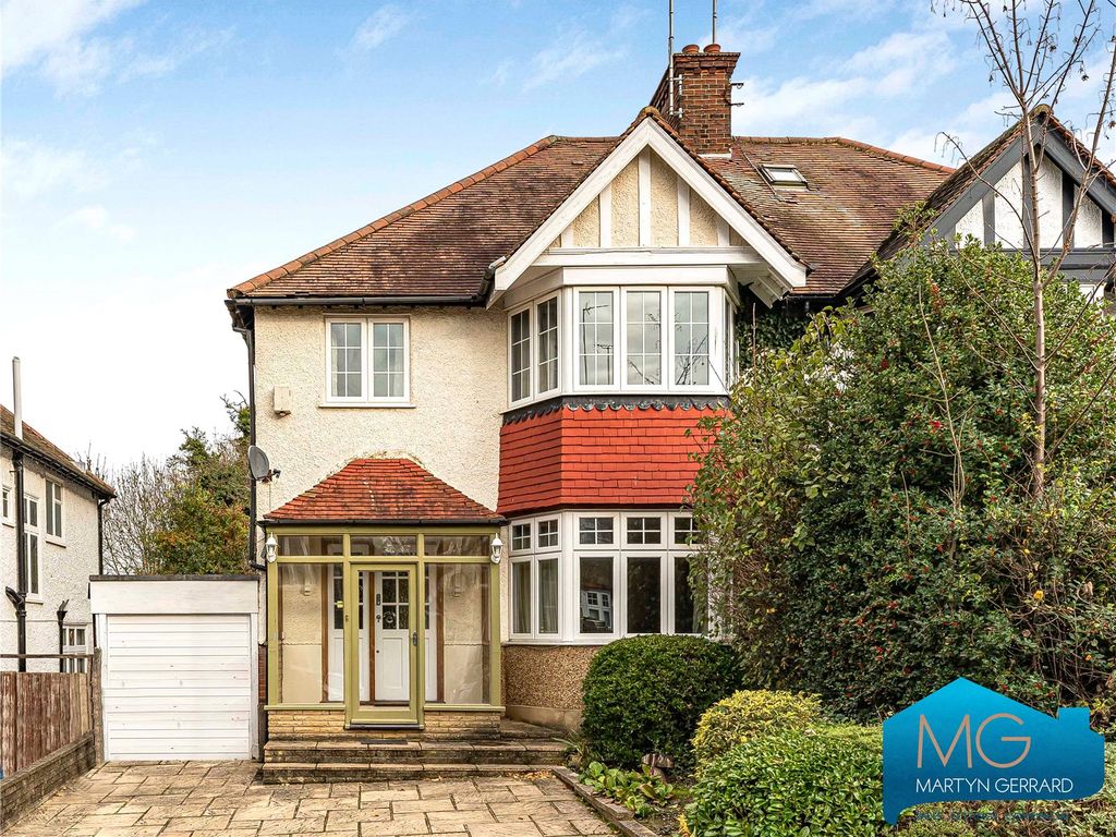 4 bed semi-detached house for sale in Finchley Way, Finchley Central, London N3, £1,100,000