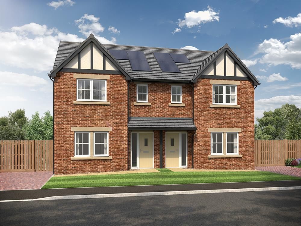 New home, 3 bed semi-detached house for sale in Plot 7, Sadler Woods, Durham Lane, Eagescliffe TS16, £227,995