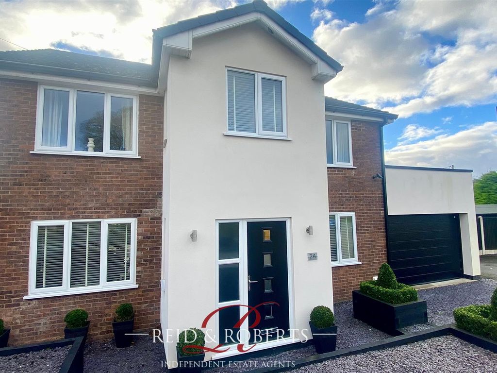 4 bed detached house for sale in Bryn Awelon, Mold CH7, £450,000