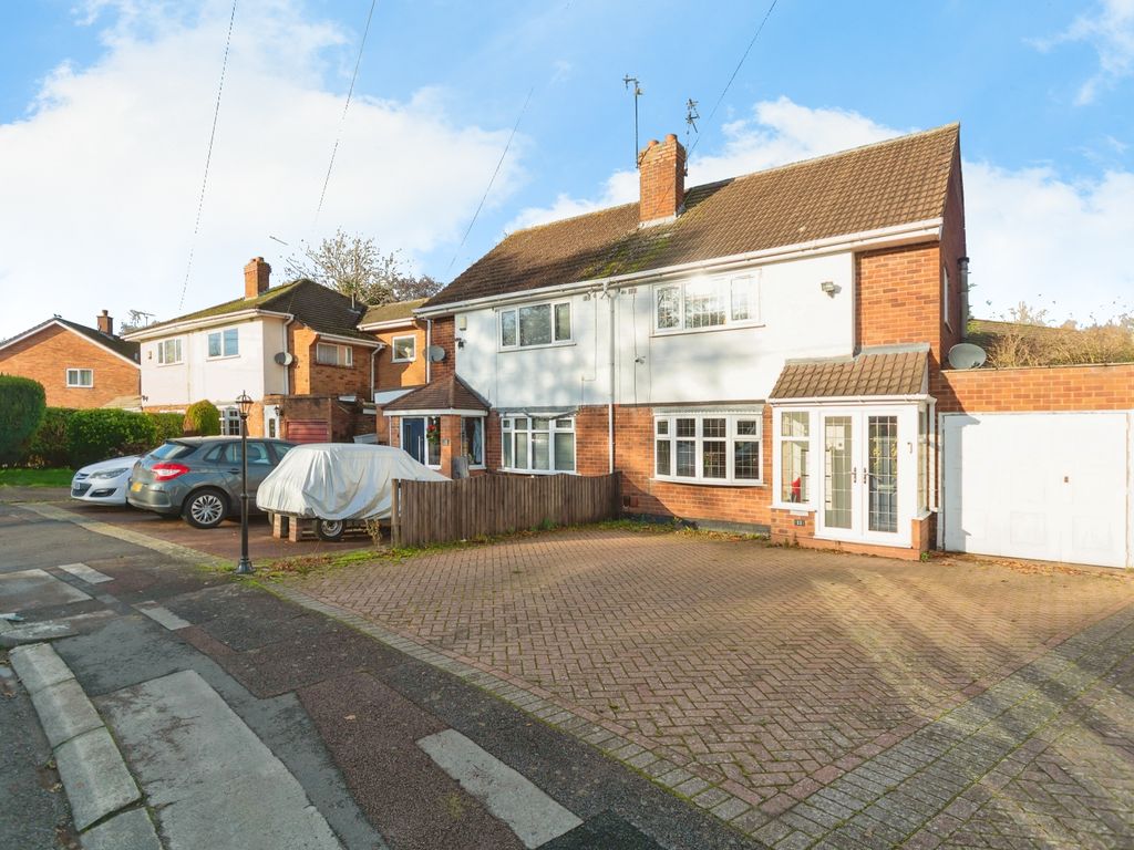 3 bed semi-detached house for sale in Brownley Road, Shirley, Solihull, West Midlands B90, £360,000
