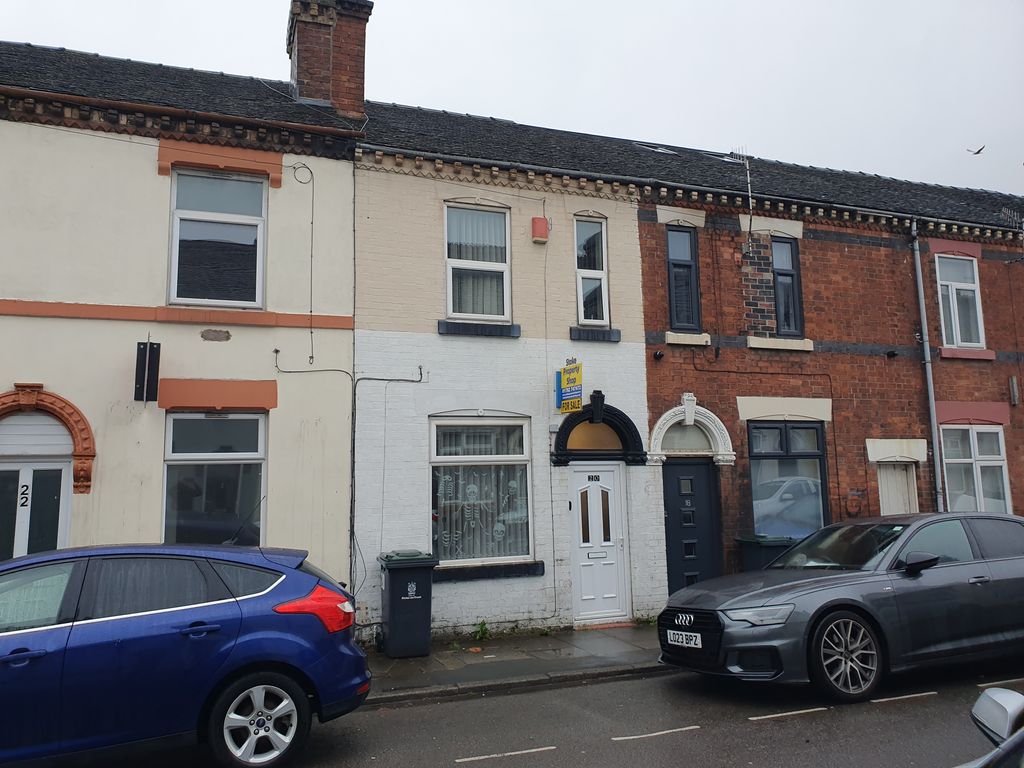 3 bed terraced house for sale in Seaford Street, Stoke-On-Trent ST4, £109,950
