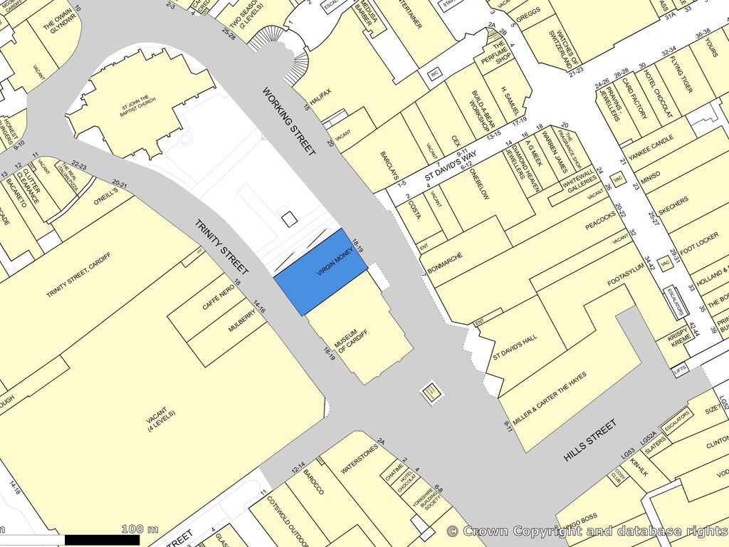 Retail premises to let in 18/19 Trinity Street, Cardiff, 17-18 Trinity Street, Cardiff CF10, Non quoting