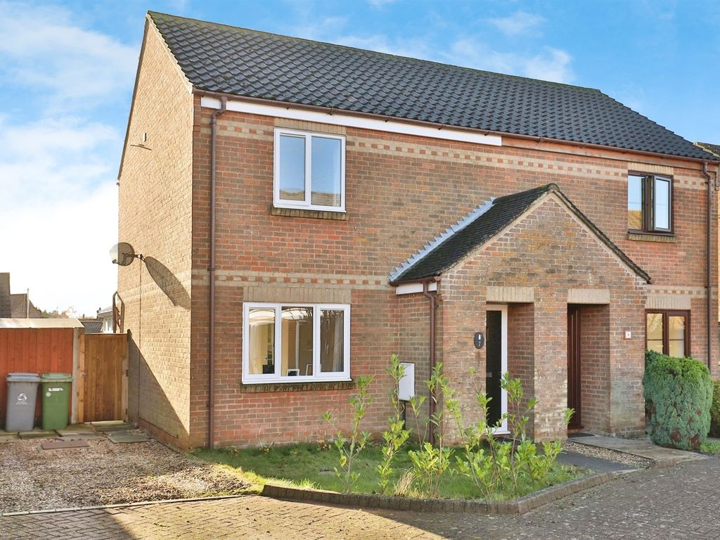 2 bed semi-detached house for sale in Foundry Close, Foulsham, Dereham NR20, £200,000