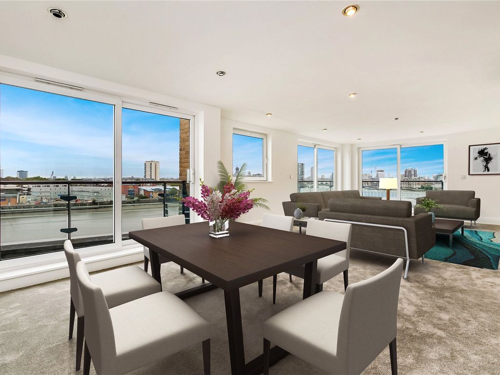 3 bed flat for sale in Anchor House, Smugglers Way SW18, £1,000,000