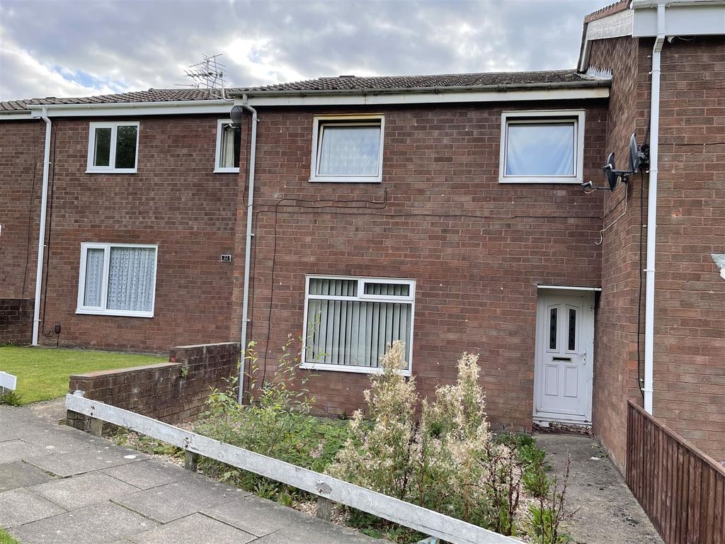3 bed terraced house for sale in Lowick Close, Elm Tree, Stockton-On-Tees TS19, £75,000