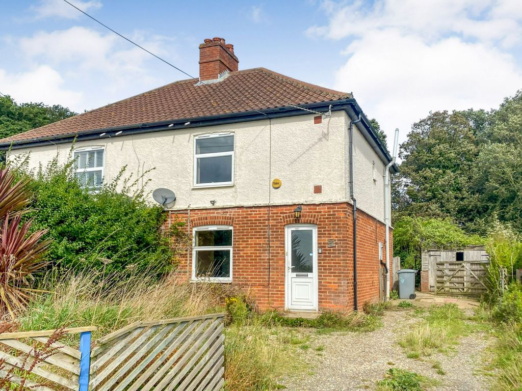 3 bed semi-detached house for sale in Wood Lane, Buckenham, Norwich NR13, £220,000