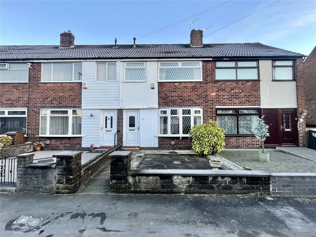 3 bed terraced house for sale in Turf Close, Royton, Oldham, Greater Manchester OL2, £175,000