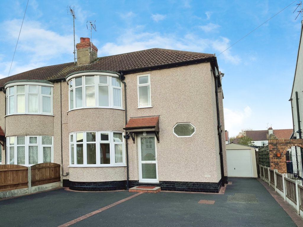 3 bed semi-detached house for sale in Dicksons Drive, Newton, Chester CH2, £233,750