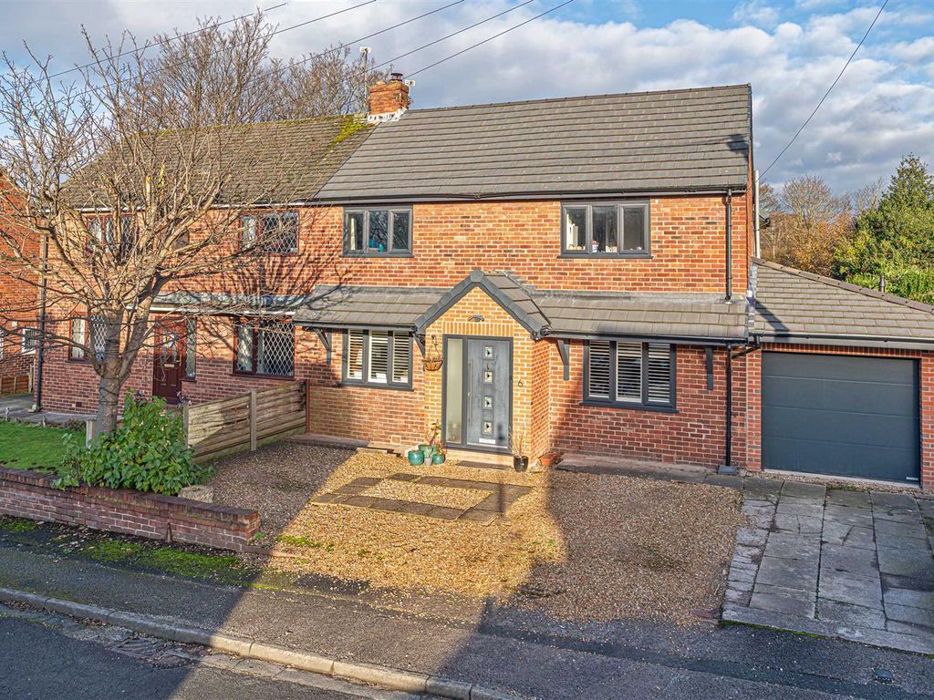 4 bed semi-detached house for sale in Montclare Crescent, Stockton Heath, Warrington WA4, £500,000