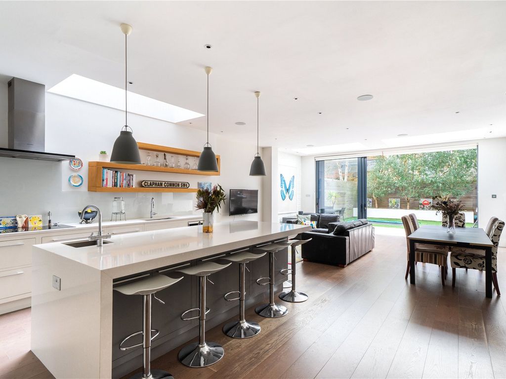 5 bed detached house for sale in Clapham Common West Side, London SW4, £2,450,000