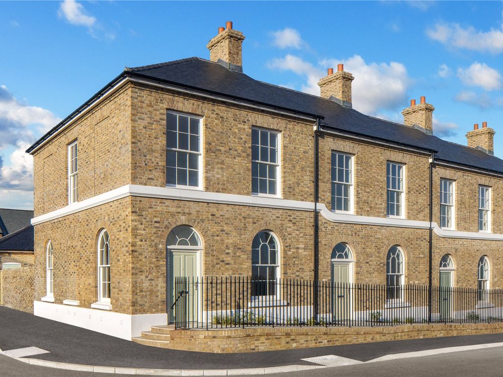 New home, 3 bed end terrace house for sale in Halstock Place, 15 Halstock Street, Poundbury, Dorchester DT1, £535,000