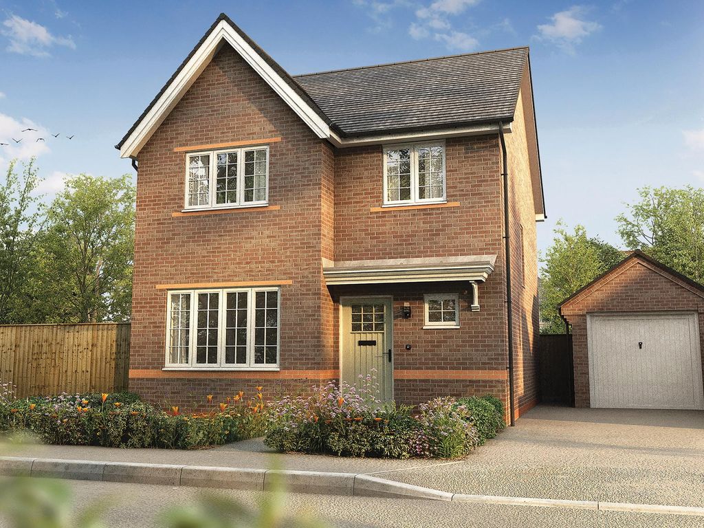 New home, 4 bed detached house for sale in "The Herrick" at Melton Road, Brooksby LE14, £385,000