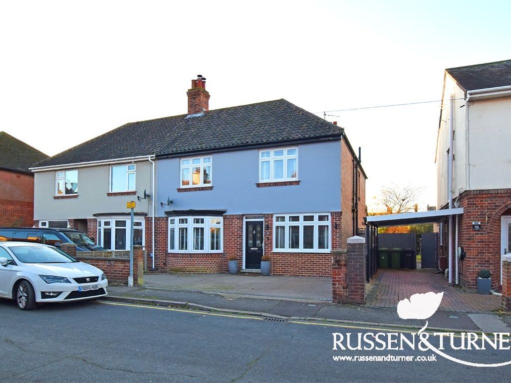3 bed semi-detached house for sale in King George V Avenue, King's Lynn PE30, £335,000