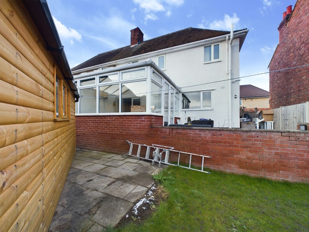 3 bed semi-detached house for sale in Chesterfield Avenue, New Whittington, Chesterfield S43, £175,000