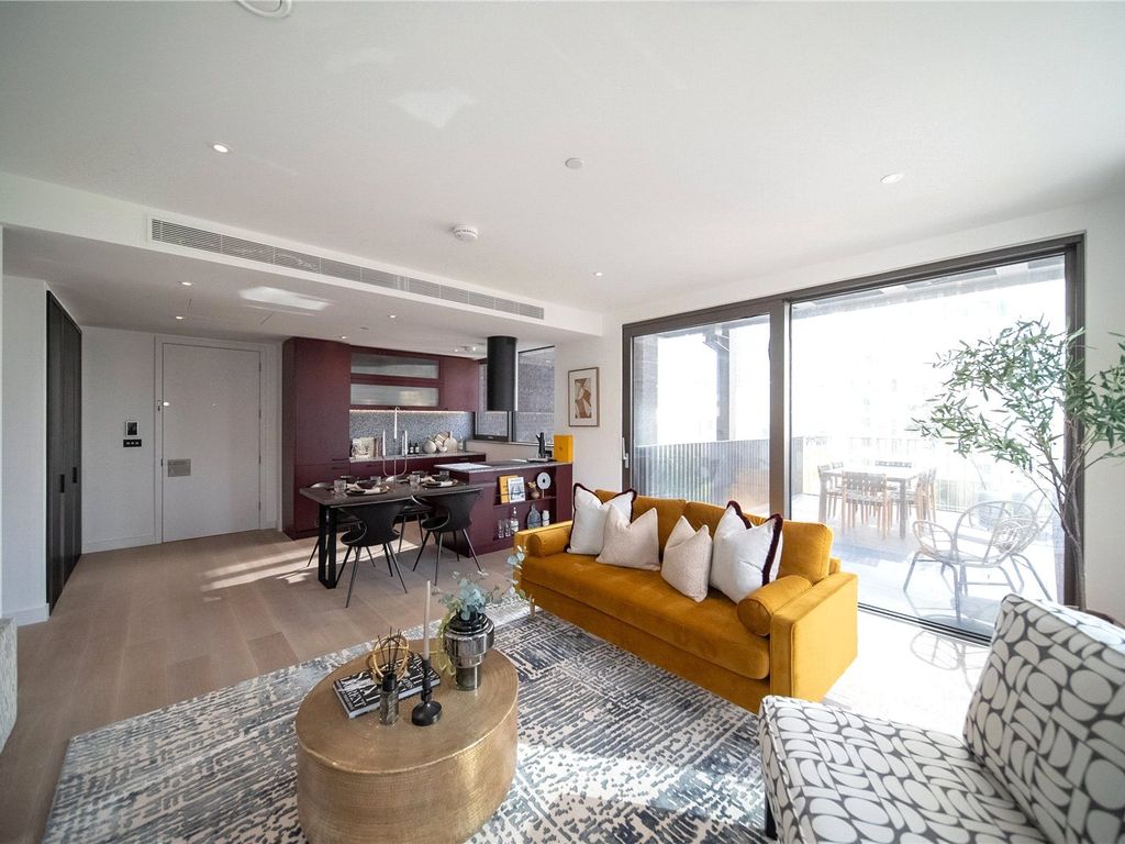 New home, 1 bed flat for sale in Embassy Gardens, Viaduct Gardens, Nine Elms, London SW11, £810,000