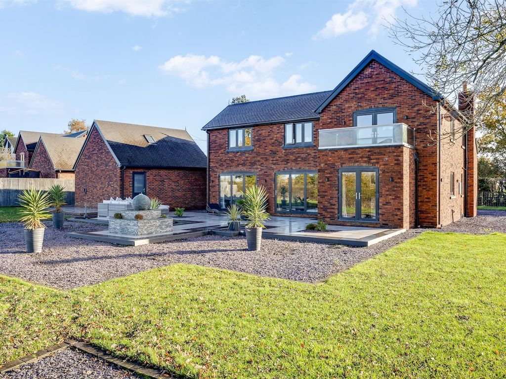 New home, 5 bed detached house for sale in Church Road, Aston Juxta Mondrum, Nantwich CW5, £975,000