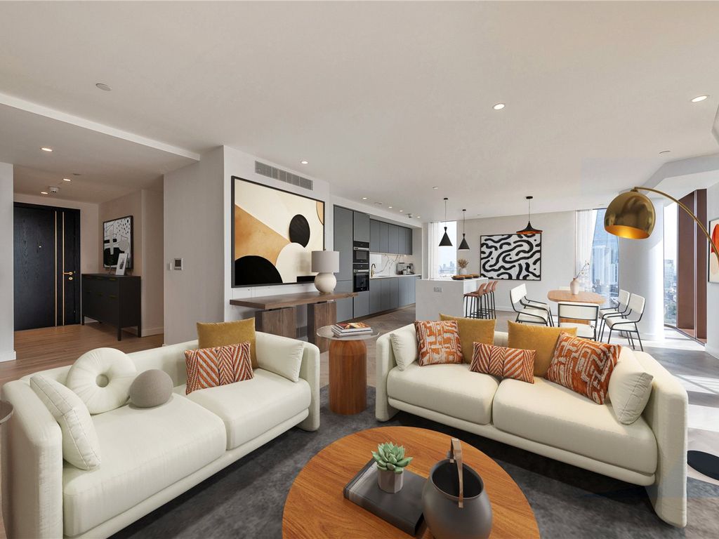New home, 2 bed flat for sale in Triptych Bankside, 185 Park Street, London SE1, £2,845,000