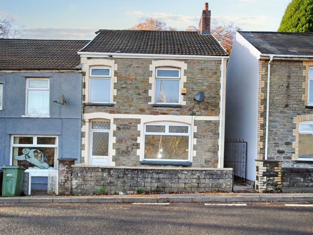 3 bed end terrace house for sale in Rhosynog House, New Road, Argoed, Blackwood NP12, £125,000