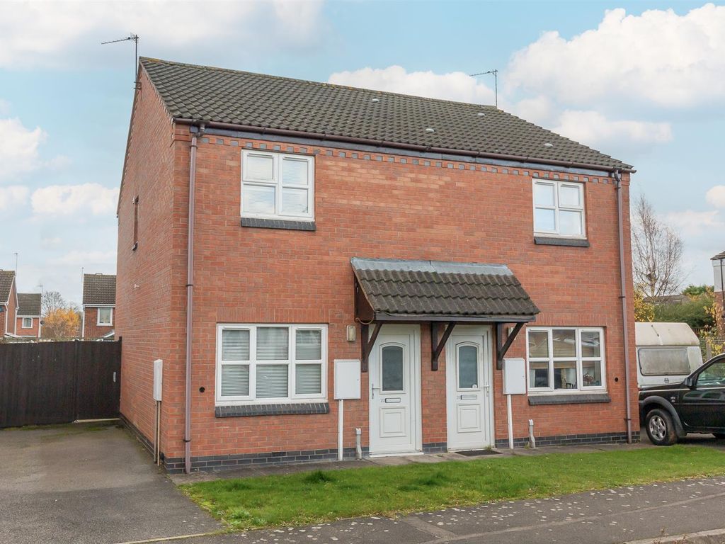 2 bed semi-detached house for sale in Woodyard Lane, Whetstone, Leicester LE8, £185,000