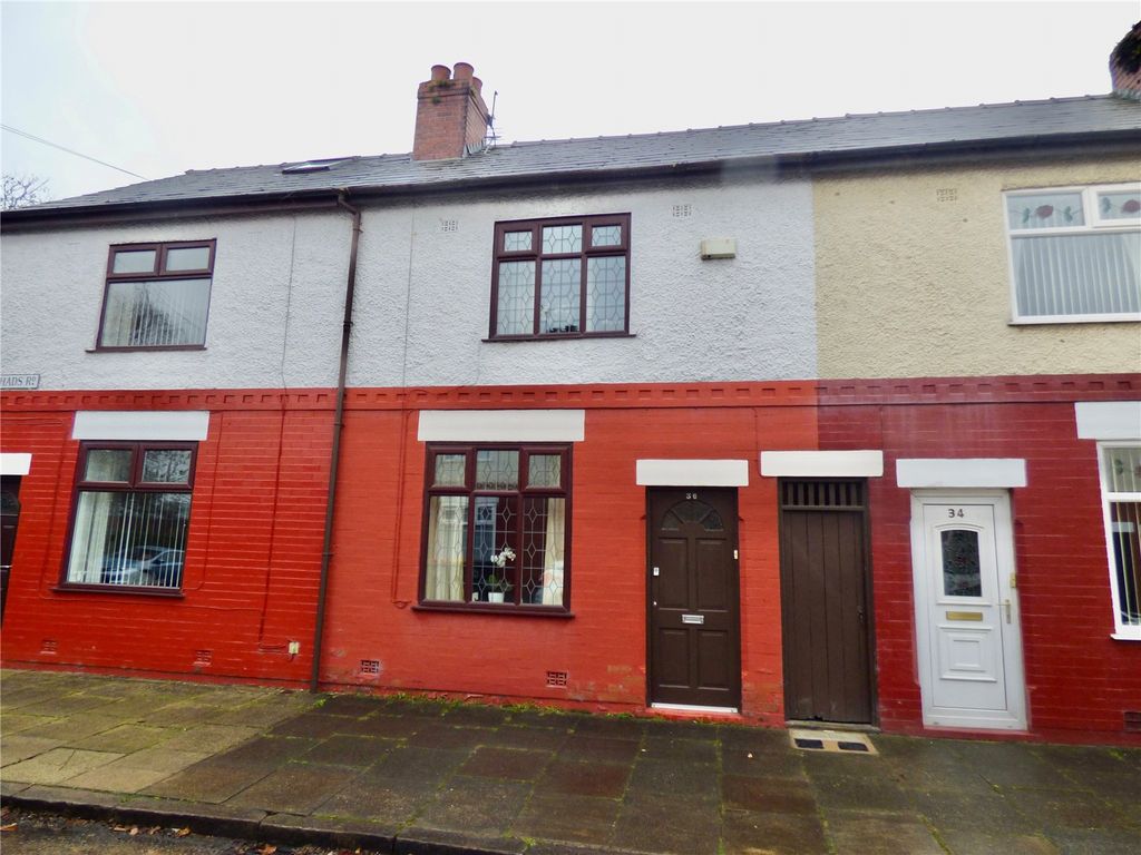 2 bed terraced house for sale in St. Chads Road, Preston, Lancashire PR1, £99,950