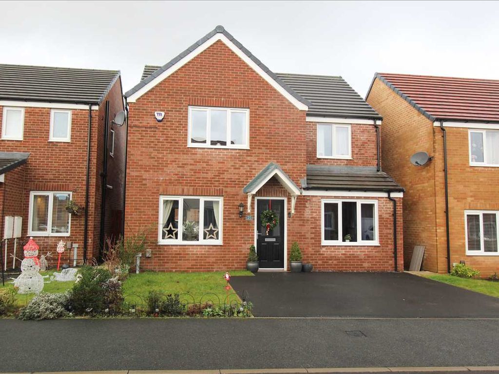 4 bed detached house for sale in Somersby Gardens, St Nicholas Manor, Cramlington NE23, £309,950
