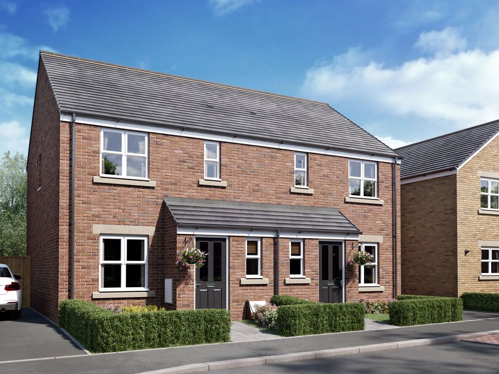 New home, 3 bed semi-detached house for sale in "The Hanbury" at Blue Lake, Ebbw Vale NP23, £239,995
