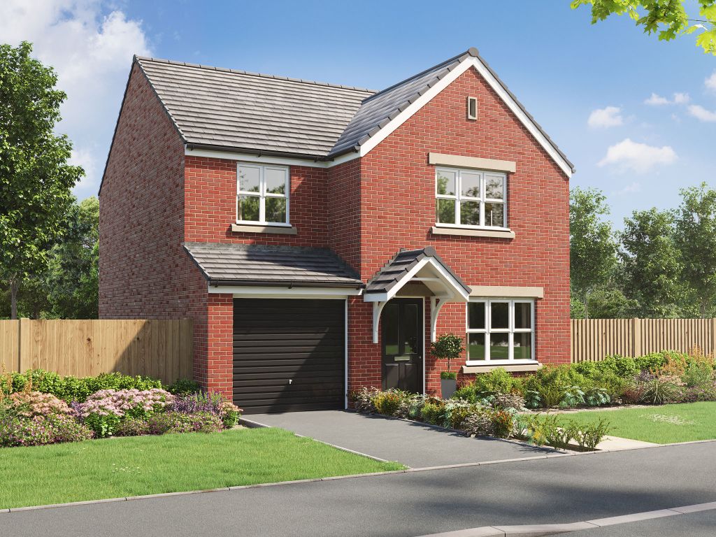 New home, 4 bed detached house for sale in "The Burnham" at Blue Lake, Ebbw Vale NP23, £309,995