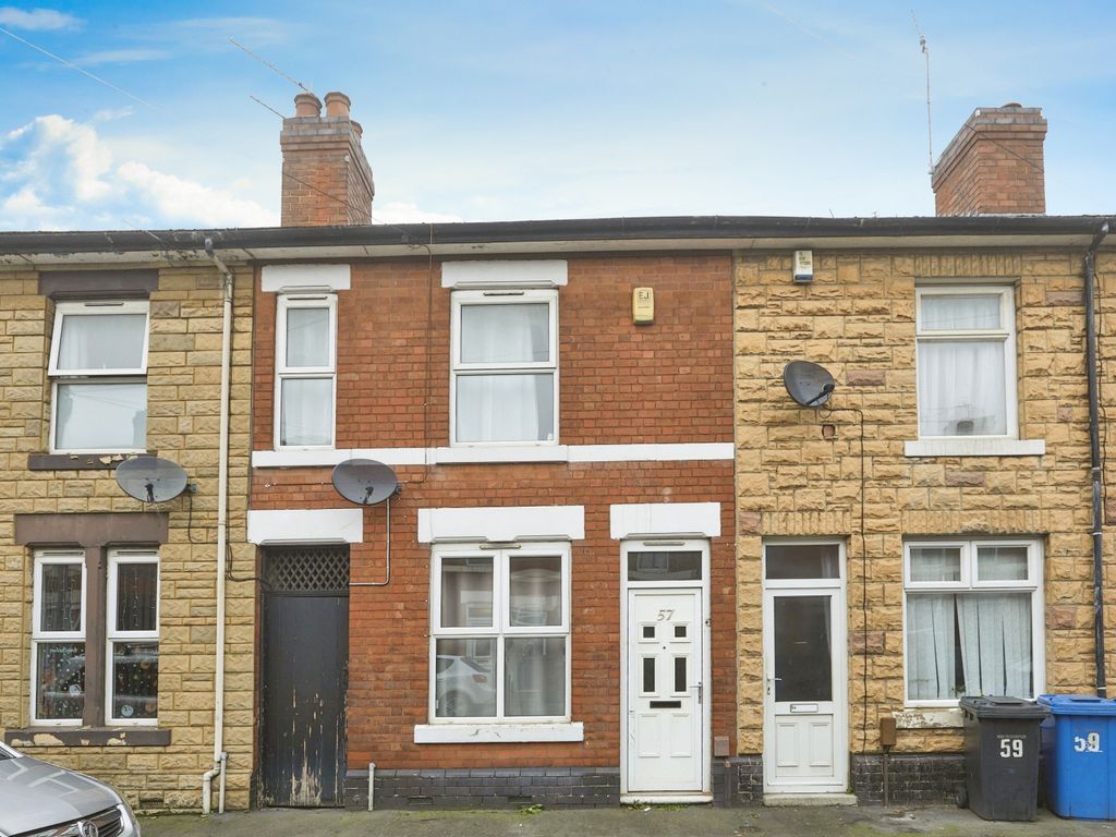 2 bed terraced house for sale in Francis Street, Derby, Derbyshire DE21, £110,000