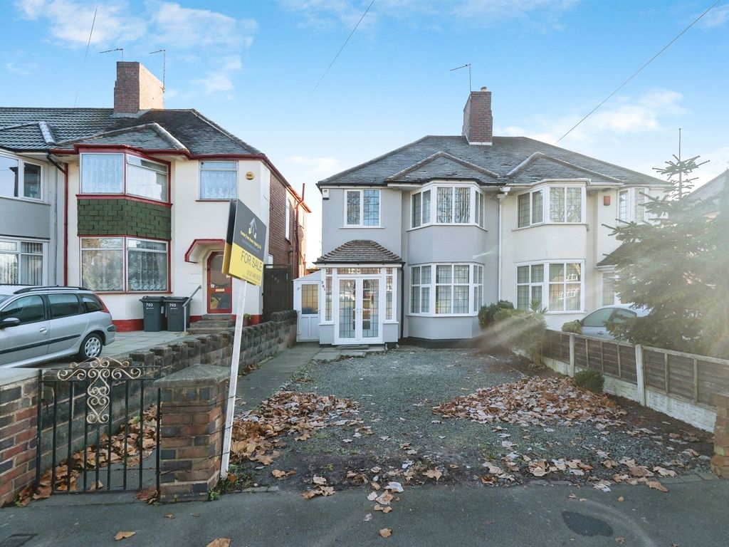 3 bed semi-detached house for sale in Kingstanding Road, Kingstanding, Birmingham B44, £240,000