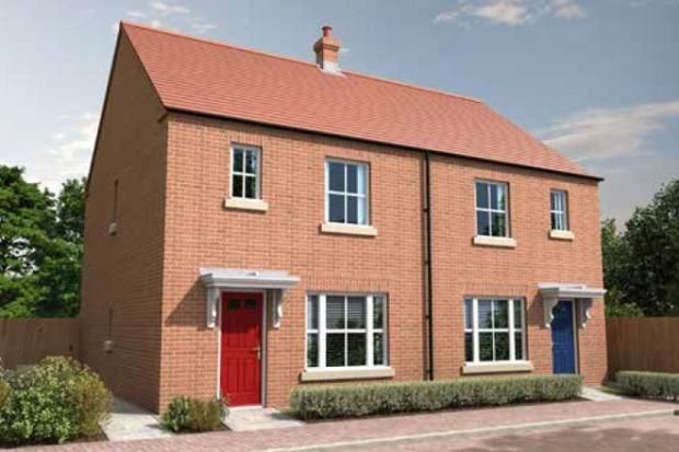 New home, 3 bed semi-detached house for sale in The Glencarse, Melville Way, Spalding, Peterboroough PE11, £210,995