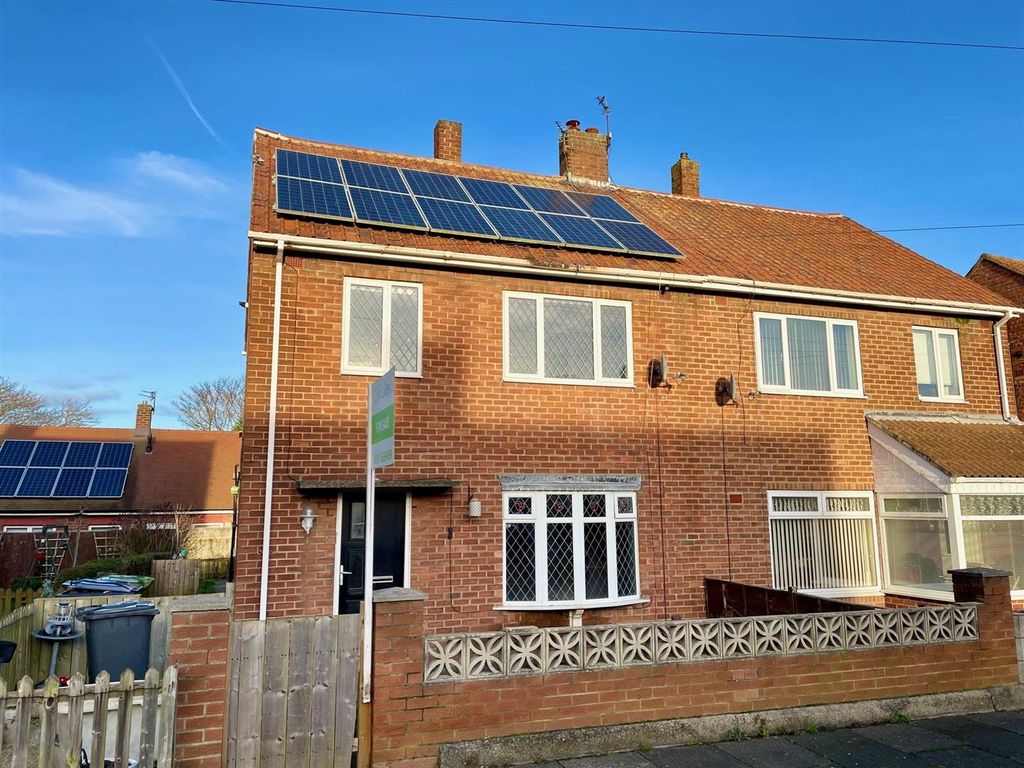 3 bed semi-detached house for sale in Fulwell Avenue, South Shields NE34, £145,000