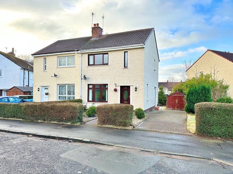 2 bed semi-detached house for sale in Craigie Way, Ayr KA8, £115,000