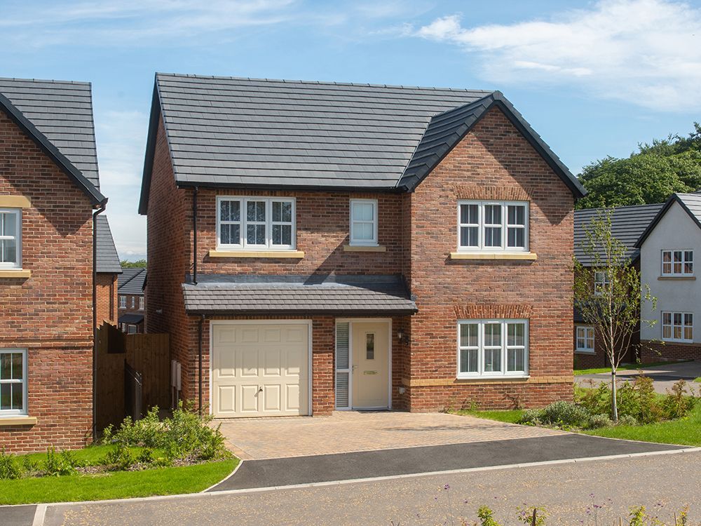 New home, 4 bed detached house for sale in "Harrison" at Gib Lane, Blackburn BB2, £334,995
