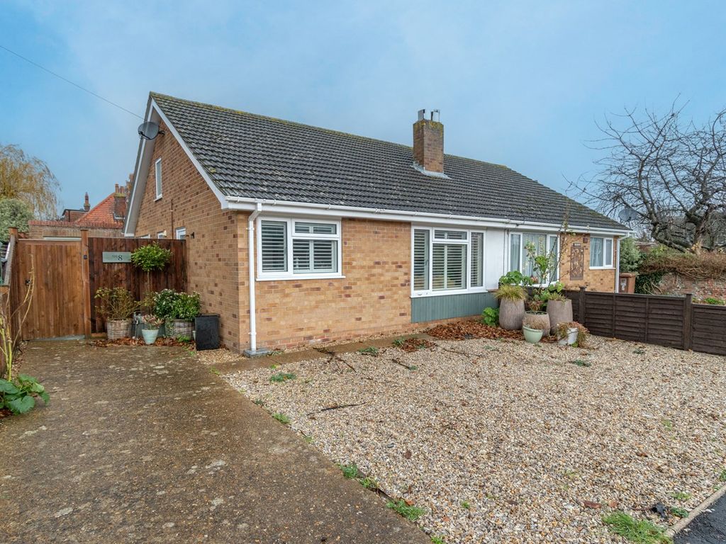 2 bed semi-detached bungalow for sale in Waveney Close, Wells-Next-The-Sea NR23, £385,000