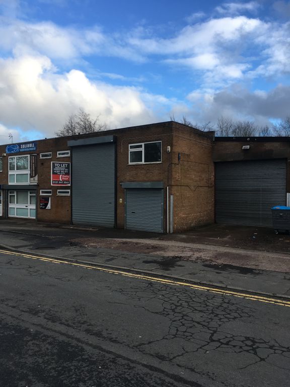 Industrial to let in Unit 2 Thornhill Road, Unit 2, Thornhill Road, Solihull B91, £47,597 pa