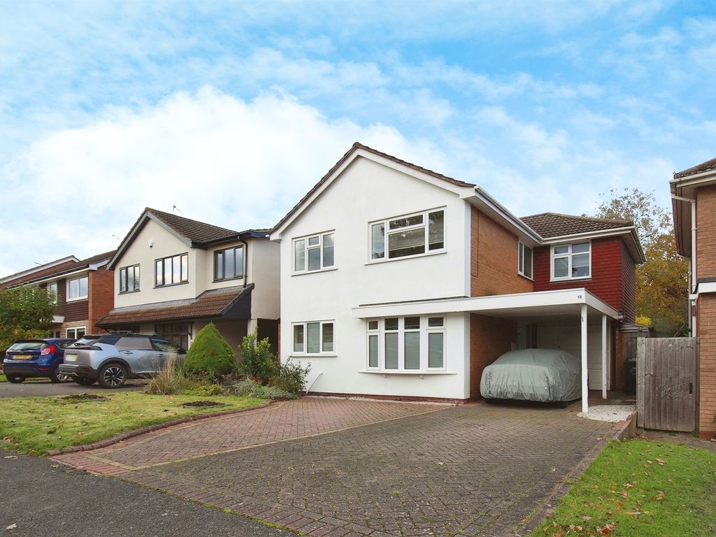 4 bed detached house for sale in Langfield Road, Knowle, Solihull B93, £650,000