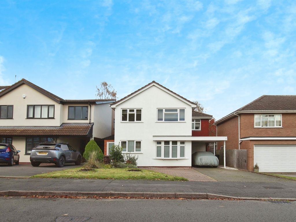 4 bed detached house for sale in Langfield Road, Knowle, Solihull B93, £650,000