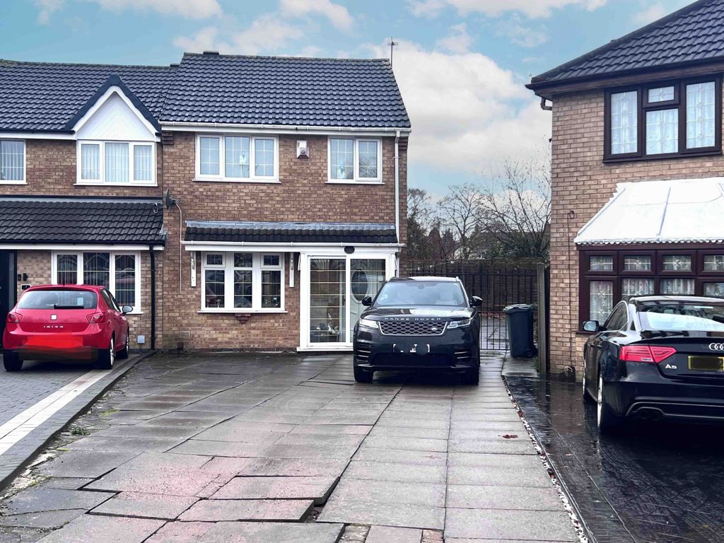 3 bed semi-detached house for sale in Keasden Grove, Willenhall WV13, £235,000