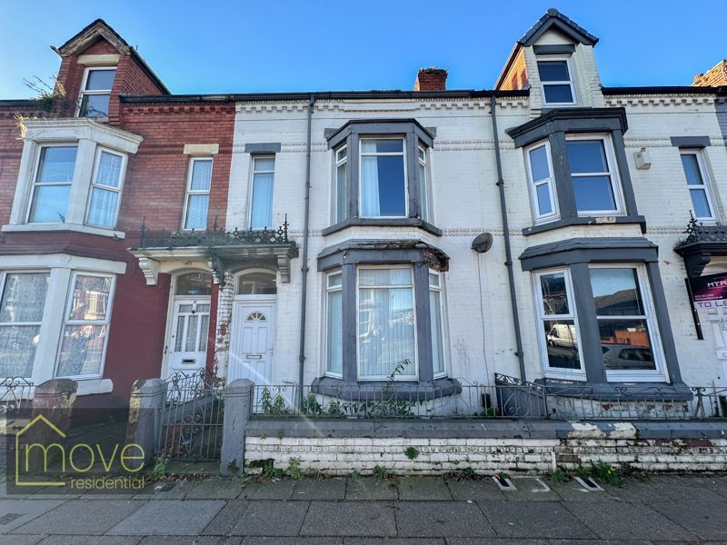 5 bed terraced house for sale in Sheil Road, Kensington, Liverpool L6, £200,000