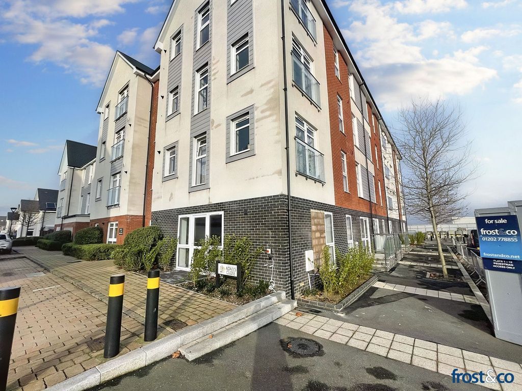 New home, 1 bed flat for sale in Jefferson Avenue, Hamworthy, Poole, Dorset BH15, £157,500