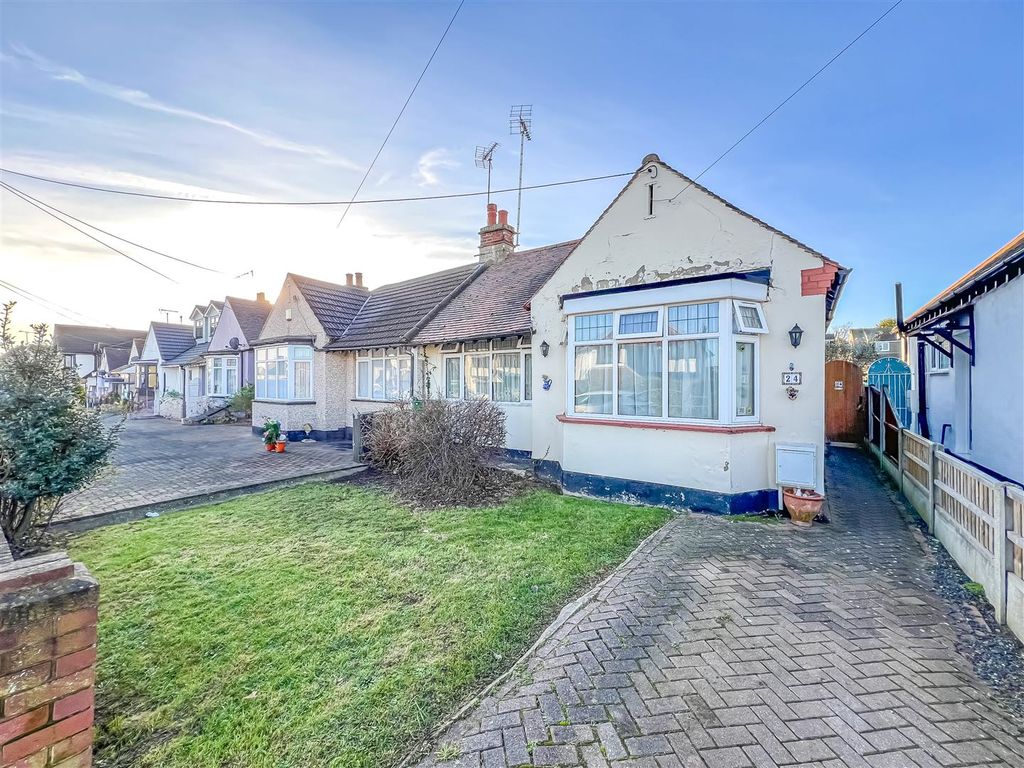 2 bed semi-detached bungalow for sale in Hawkwell Chase, Hawkwell, Hockley SS5, £300,000