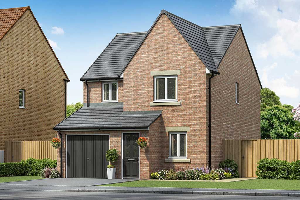 New home, 3 bed detached house for sale in "The Redwood" at Chestnut Way, Newton Aycliffe DL5, £214,995