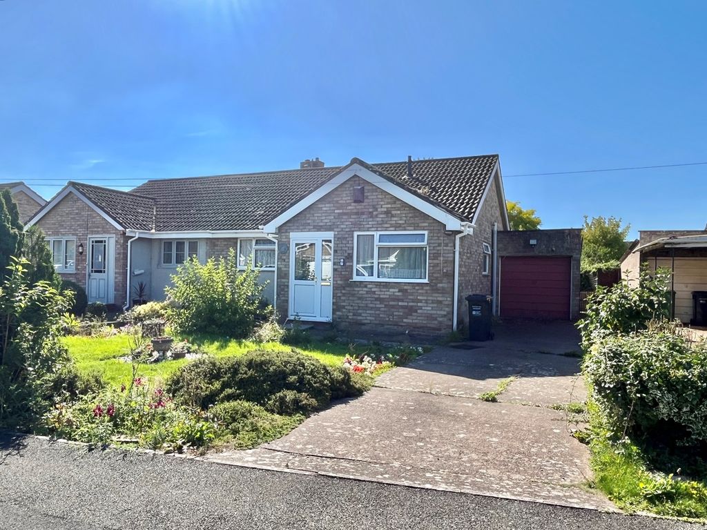 2 bed semi-detached bungalow for sale in Merryfields, Mark, Highbridge TA9, £284,000