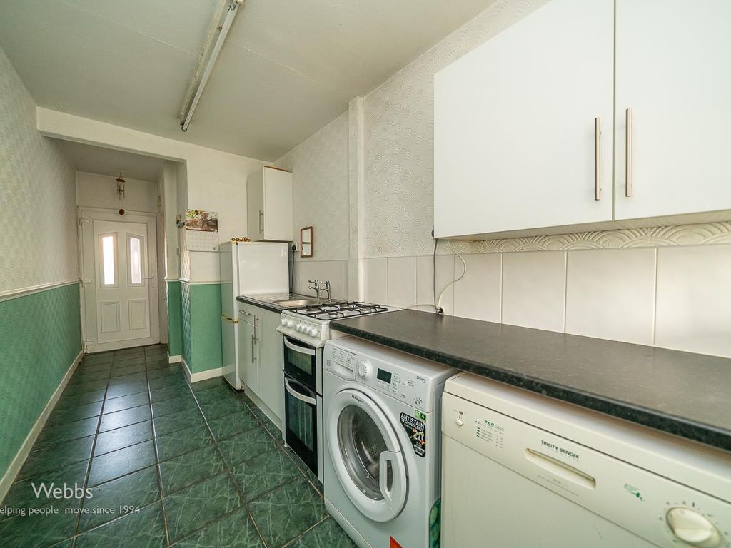 3 bed terraced house for sale in Kirkstall Crescent, Bloxwich, Walsall WS3, £130,000